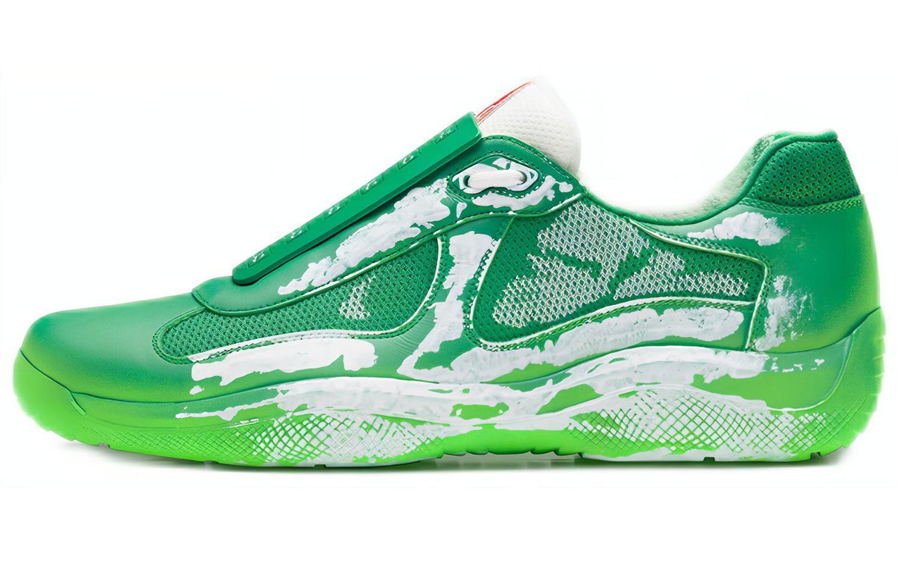 Cass x PRADA Sust4in Cushioning Anti-Slip And Wear-Resistant Low-Top Athletic Shoes Unisex Electronic Green