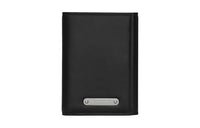 SAINT LAURENT Cow Leather Tri-Fold Wallet Regular Men's Black