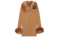 SAINT LAURENT Long-Sleeved Dresses Women's Beige
