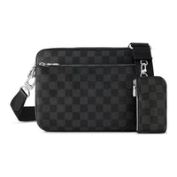 LOUIS VUITTON Damier Graphite Coated Canvas Messenger Bag Shoulder Bag Crossbody Bag Men's Black