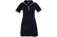 MIU MIU Short Sleeved Dress Women's Blue
