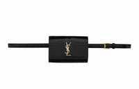 SAINT LAURENT KATE Cow Leather Fanny Pack Mini Women's Black