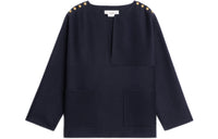 CELINE Cashmere Sweaters Women's Marine Blue