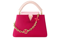LOUIS VUITTON Capucines Taurillon Leather Capusin Shoulder Crossbody Handbag Mini Women's Pink/Red