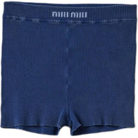 MIU MIU Casual Shorts Women's Blue