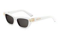 DIOR Acetate Rectangular Sunglasses Women's White