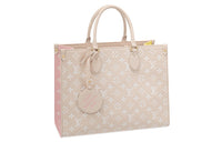 LOUIS VUITTON Onthego Mm Rose Beige