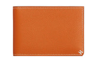 HERMES H Sellier Evercolor Leather Card Holder Women's I9 Abricot Apricot