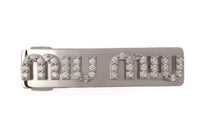 MIU MIU Hair Clips Women's Silver