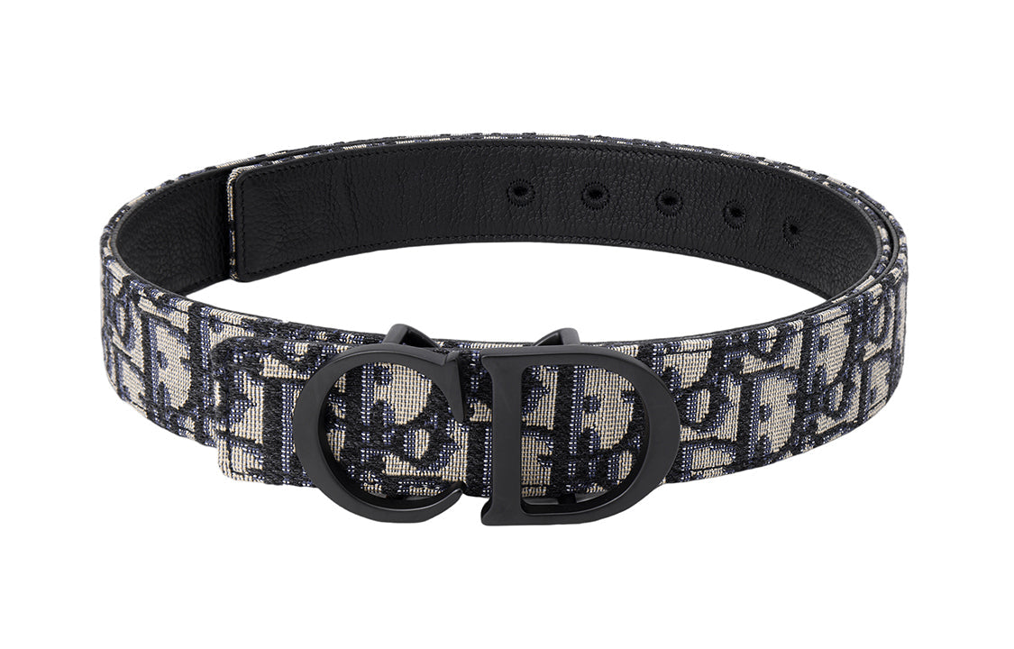 DIOR 0blique Homme Logo Buckle Belt