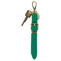 MIU MIU Leather Keychains Unisex Green