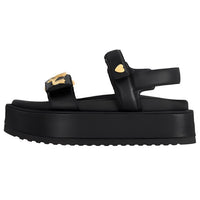 LOUIS VUITTON LV Sunset Comfort One-Strap Sandals 2.5cm Women's Black