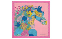 HERMES Silk Scarves Women's Rose Red
