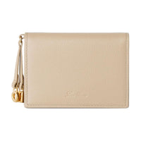 Loro Piana Calfskin Card Holder Women's Light Beige