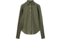 Loro Piana Shirt Women's Pan Fried Tea Green