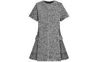 LOUIS VUITTON Bouclette Tweed Apron Dress