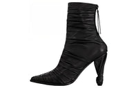 LOUIS VUITTON Ankle Boots 9.5cm Women's Black