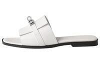 HERMES Stylish Sandals Women's White