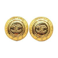 CHANEL 1986-1994 CC-logo Clip-on Earrings