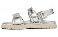 DIOR DiorAct Beach Sandals Women's Silver