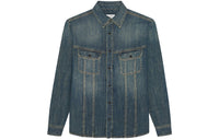 SAINT LAURENT Shirts Women's Vintage Blue