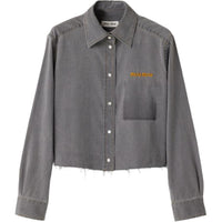 MIU MIU Logo Embroidered Shirt