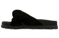 MIU MIU Slide Slippers Women's Black