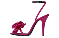 SAINT LAURENT Strap Sandals Women's Rose Red
