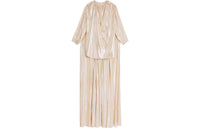 CELINE SS23 Long Sleeved Dress Women's Gold