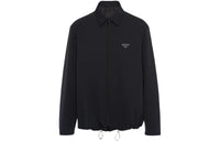 PRADA Triangle logo Zip up Shirt
