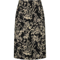 DIOR Casual Long Skirt Women's Black