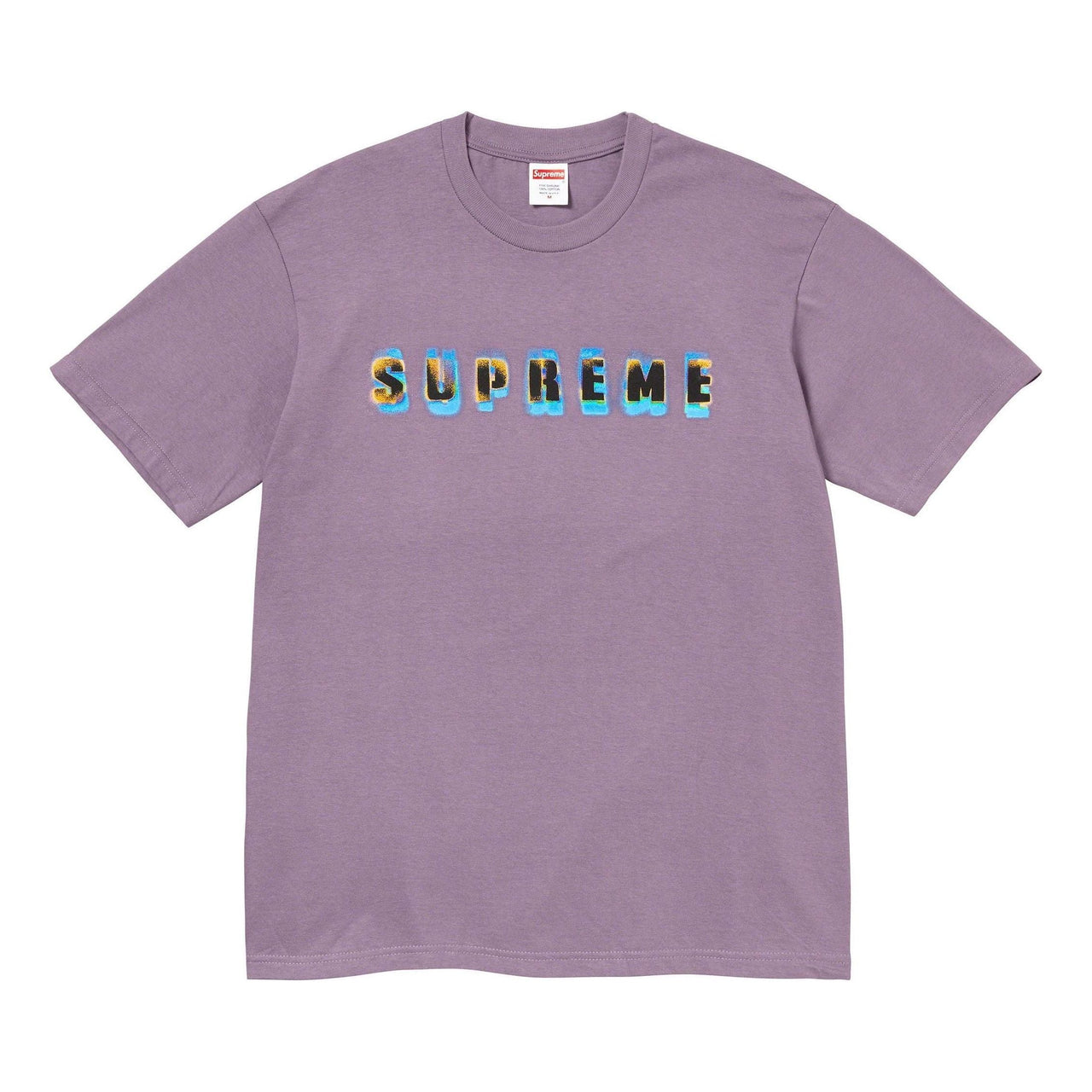 Supreme Stencil T-Shirt FW23 'Dusty Purple' SUP-FW23-018-DP