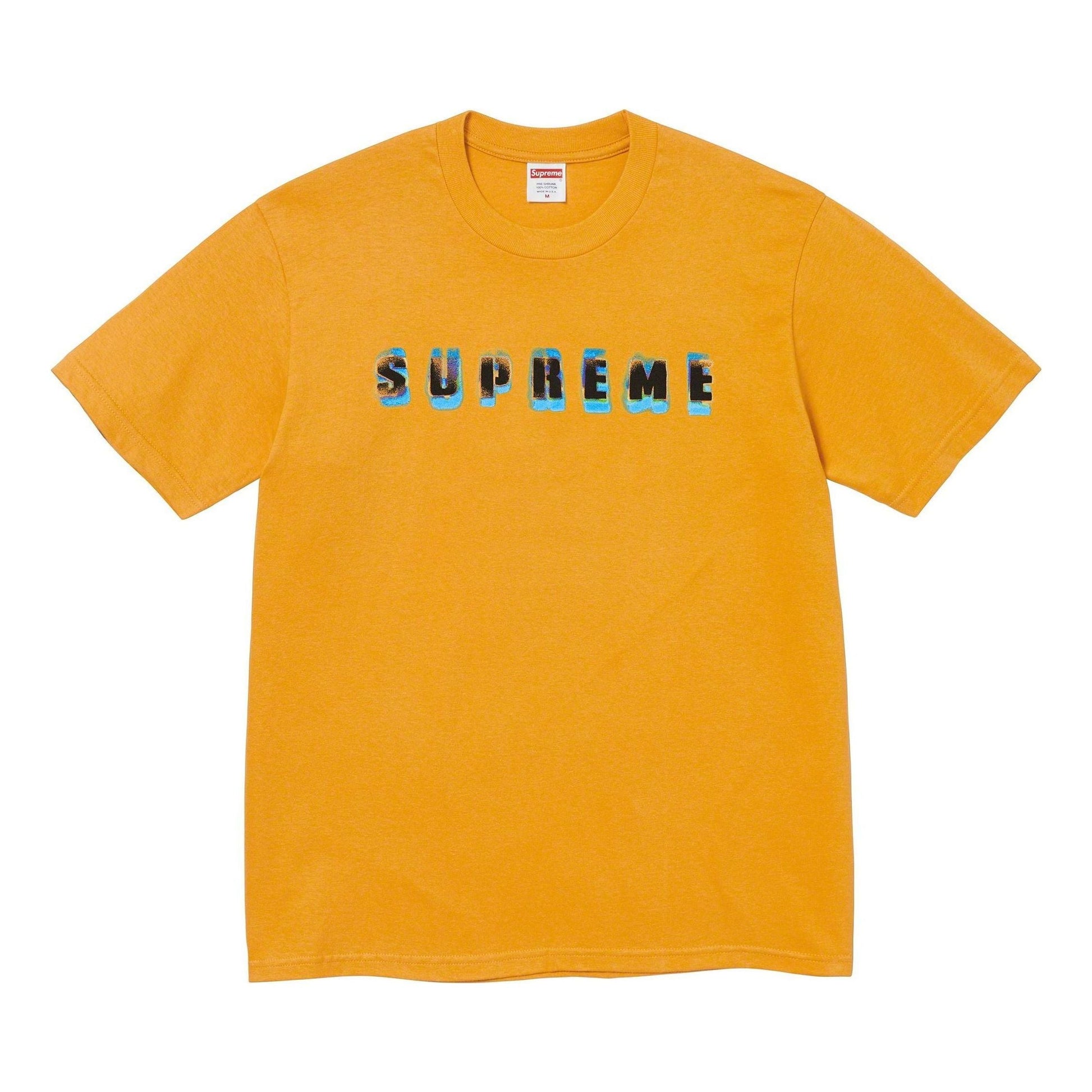 Supreme Stencil T-Shirt FW23 'Mustard' SUP-FW23-018-M