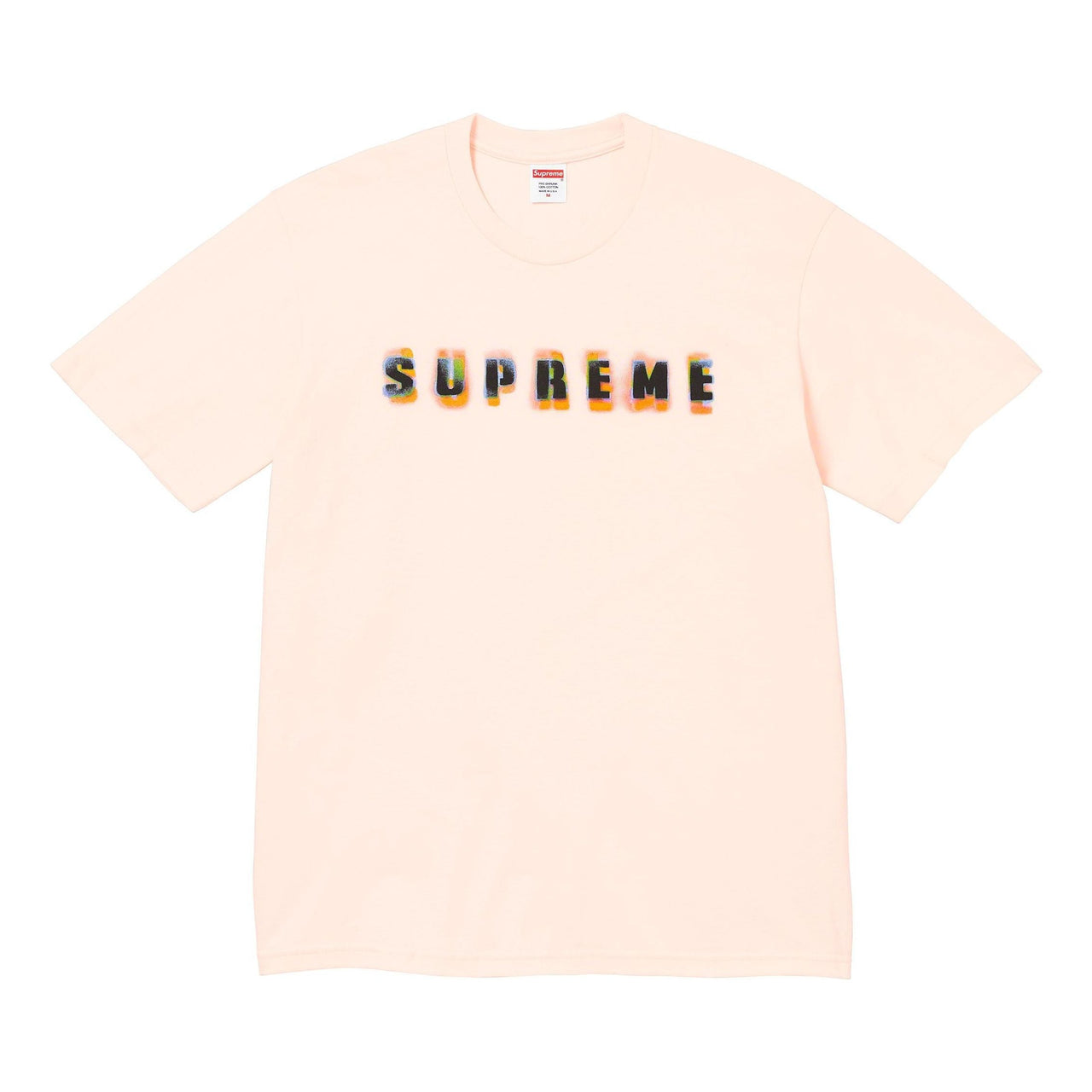 Supreme Stencil T-Shirt FW23 'Pale Pink' SUP-FW23-018-PP