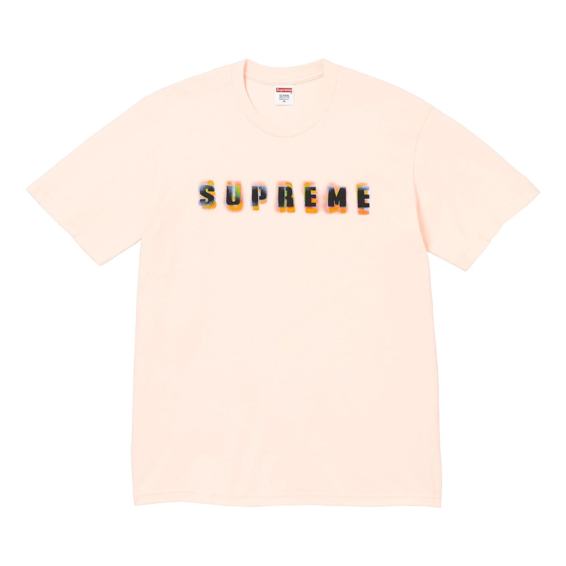 Supreme Stencil T-Shirt FW23 'Pale Pink' SUP-FW23-018-PP