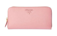 PRADA Calfskin Wallet Women's Pink