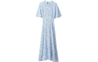 MIU MIU Short-Sleeved Dresses Women's Light Blue