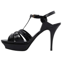 SAINT LAURENT Tribute Strap Sandals 10.5cm Women's Black