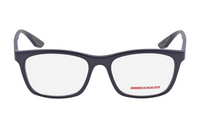 PRADA Plastic Square Eyeglass Frames Men's Marine Blue