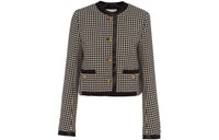 MIU MIU Jacket Women's Black White