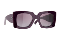 CHANEL Sunglasses Women's Burgundy