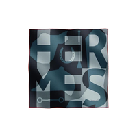 HERMES Silk Silk Scarves Men's Multicolor