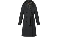 LOUIS VUITTON Hooded Double-Breasted Coat