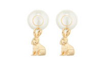 DIOR Earrings Women's Gold