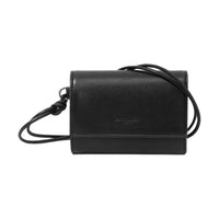 SAINT LAURENT Leather Wallet Women's Black