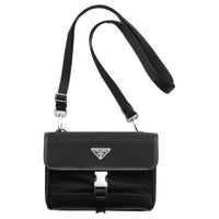 PRADA Nylon Cell Phone Pouch Men's Black