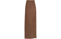 MIU MIU Casual Long Skirts Women's Coffee