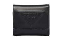 PRADA Leather Wallet Small Size Women's Black
