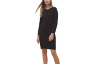 HERMES Long-Sleeved Dresses Women's Black