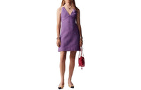 CHANEL Sleeveless Dresses Women's Purple